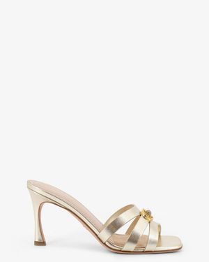 Dior Dior Laminated 30M Leather Sandals - Natural