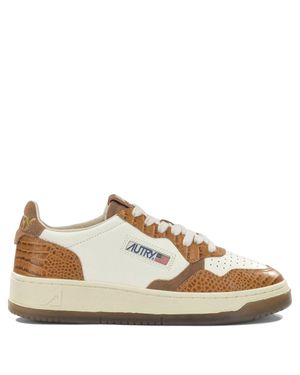 Autry Medalist Low Trainers - Natural