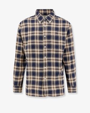 DUNST Flannel Shirt - Blue
