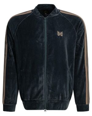 Needles Track Cotton Polyester Sweatshirt - Blue