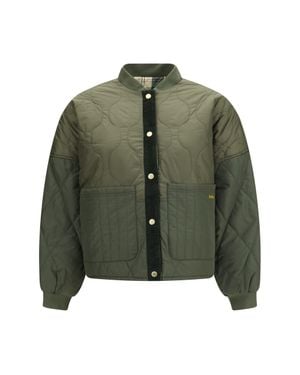 Barbour Reversible Quilted Ravenshill Jacket/Fern - Green