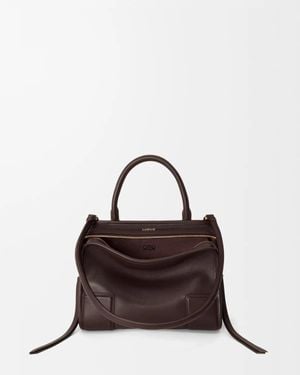 Loewe Amazona 180 Small Handbag Dark Chestnut - Brown