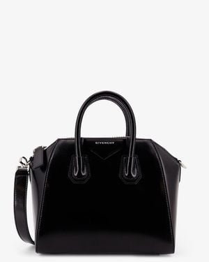 Givenchy Antigona Mini Leather Shoulder Bag - Black