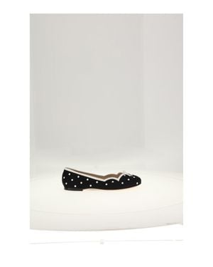Dior Point D'Esprit Ballerina - White