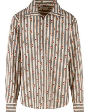 Dries Van Noten 'Cedon' Cotton Shirt - Brown