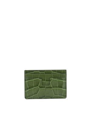 Tom Ford "Tejus T Line" Card Holder - Green