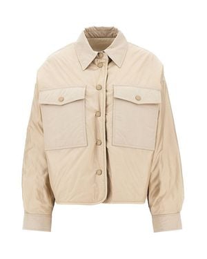 Weekend by Maxmara Nylon Jacket With Satin Effect - Natural