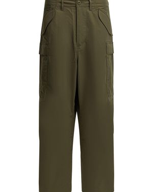 DAIWA PIER 39 Wide-Leg Cargo Trousers Trousers - Green
