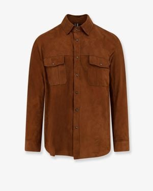 DFOUR® Suede Shirt - Brown