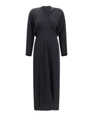 TOTEME Open-Back Bow Dress - Black