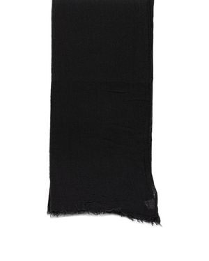 Destin Wool Cashmere Scarf - Black