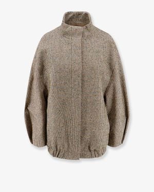 Dries Van Noten Voles Cotton Wool Blend Jacket - Grey