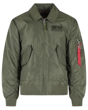 Alpha Industries Cwu Nylon Jacket - Green
