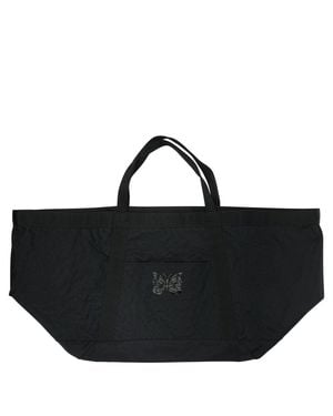 Needles Tool Tote Large Shoulder Bag - Black