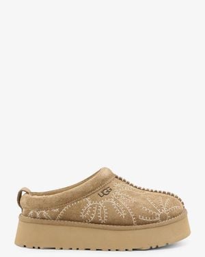 UGG W Tazz Botanic Suede Slip-On - Natural