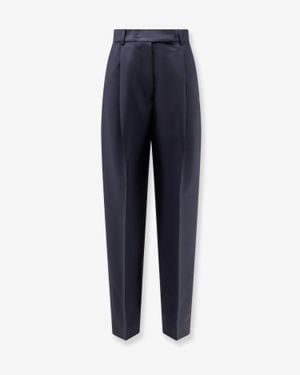 Rohe Virgin Wool And Mohair Trousers - Blue