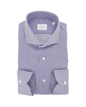 Xacus Cotton Tailor Fit 'Travel' Shirt - Purple