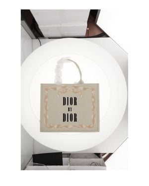 Dior Cotton Shoulder Bag Multi - White