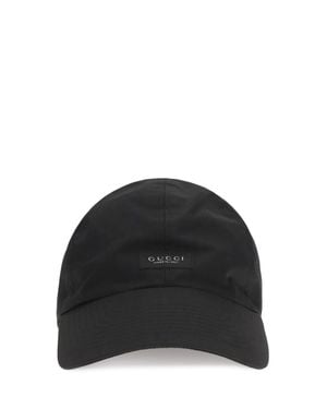 Gucci Logo Baseball Cap - Black