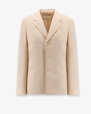 Lemaire Single-Breasted Wool And Viscose Blazer - Natural