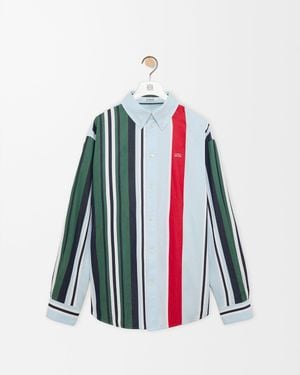 Loewe Striped Cotton Shirt - White