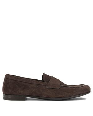 Prada Suede Loafers - Brown
