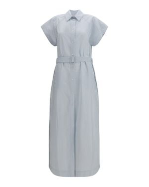 Jacob Cohen Long Poplin Chemisier Dress - Grey