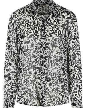 Dries Van Noten 'Carvies' Viscose Shirt - Black