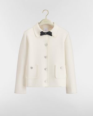Dior Cropped Jacket - White