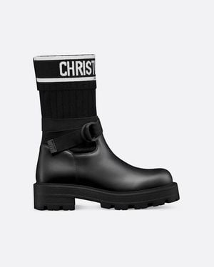 Dior "D-Major" Ankle Boots - Black
