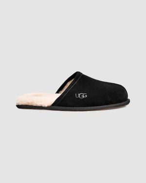 UGG Scuff Leather Loafers - Black