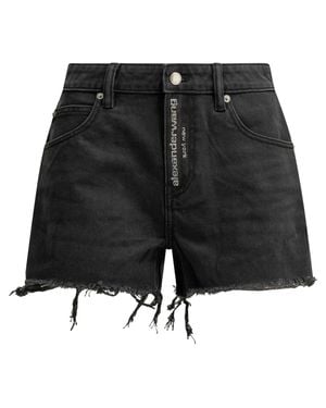Alexander Wang Fly Five-Pocket Shorts - Black