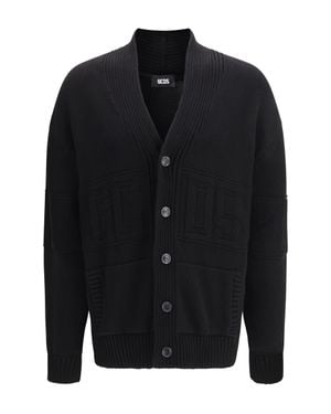 Gcds Knit Cardigan - Black