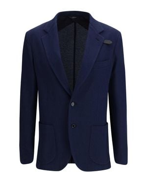 Brioni Jersey Blazer - Blue