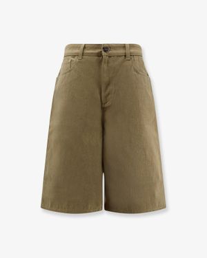 Rohe Cotton Bermuda Shorts - Green