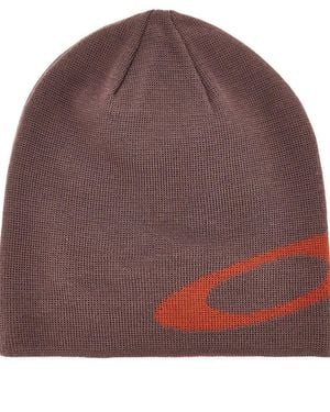 Oakley Ellipse Reversible Beanie Hat - Brown