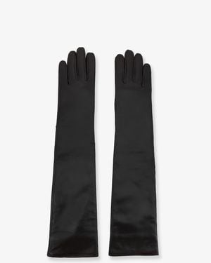 Frankie Shop Veneto Leather Gloves - Black