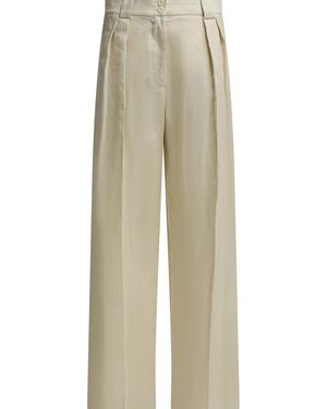 Ines De La Fressange Paris Trousers Beige - White