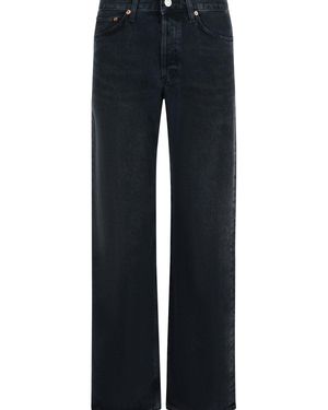 Agolde V-Waist Denim Jeans - Blue