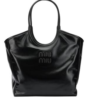 Miu Miu "Ivy" Shoulder Bag - Black