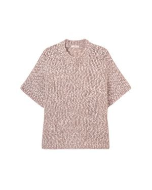 Fedeli "Salgemma" Short Sleeves Sweater - Pink