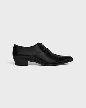 Celine Oxford Jude Lace Up Shoes - Black
