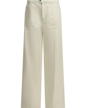 Soeur "Harry" Wide-Leg Jeans - White