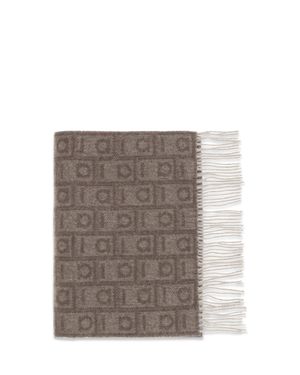 Ferragamo Monogram Scarf - Grey