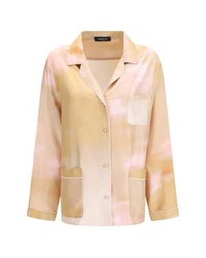 Fabiana Filippi Printed Silk Shirt - Natural