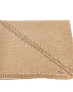 Weekend by Maxmara Cashmere Triangle Scarf - Natural