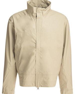 Norse Projects "3L Stand Collar" Waterproof Jacket - Natural