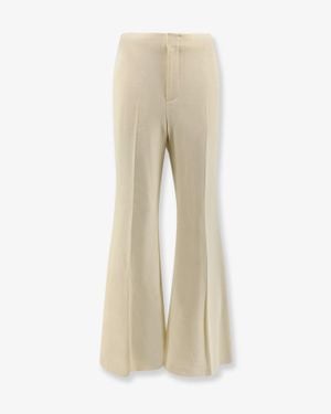 R2W Vonnie Wool Trousers - Natural