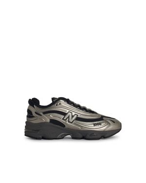New Balance 1000 Leather Blend Trainers - Black