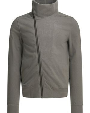 Rick Owens "Bauhaus" Zippered Sweatshirt - Grey